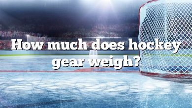 How much does hockey gear weigh?