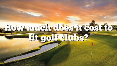 How much does it cost to fit golf clubs?