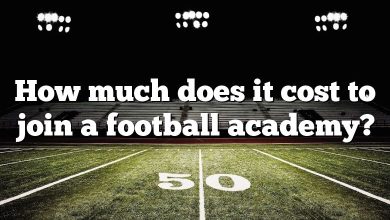 How much does it cost to join a football academy?