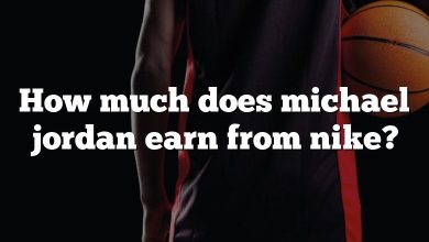 How much does michael jordan earn from nike?