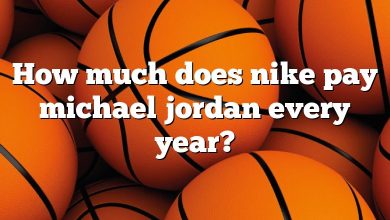 How much does nike pay michael jordan every year?