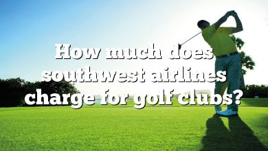 How much does southwest airlines charge for golf clubs?