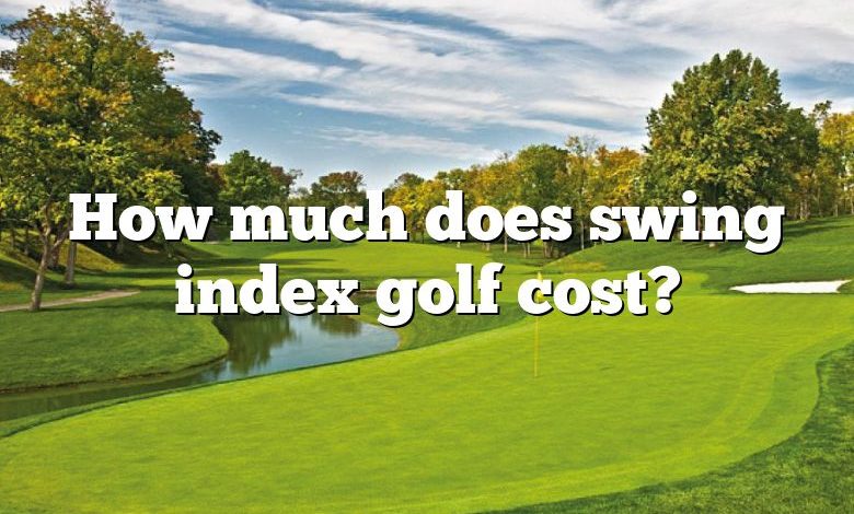 How much does swing index golf cost?