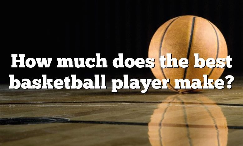 How much does the best basketball player make?