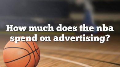 How much does the nba spend on advertising?
