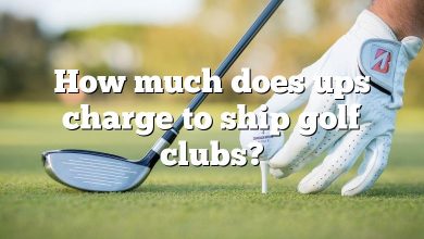 How much does ups charge to ship golf clubs?