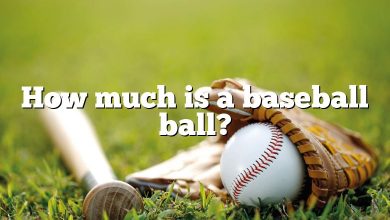 How much is a baseball ball?