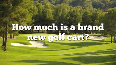 How much is a brand new golf cart?