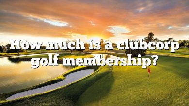 How much is a clubcorp golf membership?