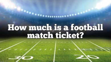 How much is a football match ticket?