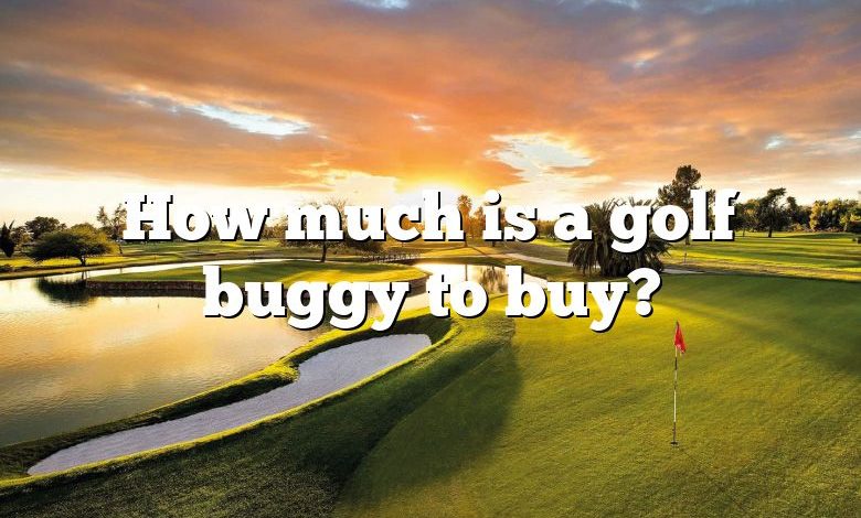 How much is a golf buggy to buy?