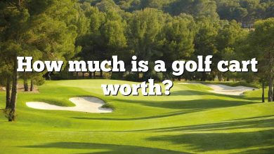 How much is a golf cart worth?