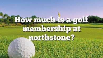 How much is a golf membership at northstone?