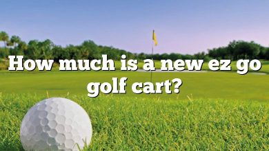 How much is a new ez go golf cart?