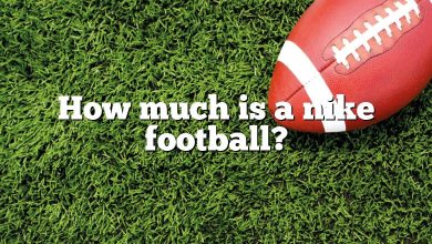 How much is a nike football?