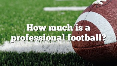 How much is a professional football?