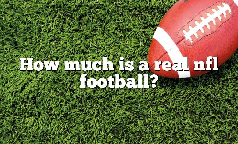 How much is a real nfl football?