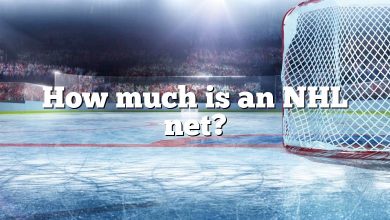 How much is an NHL net?