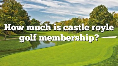 How much is castle royle golf membership?