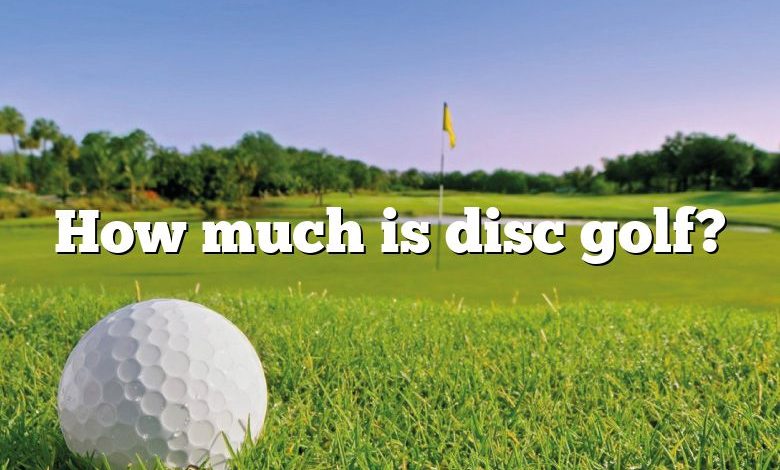 How much is disc golf?