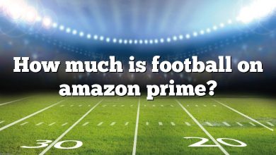 How much is football on amazon prime?