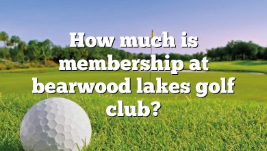 How much is membership at bearwood lakes golf club?