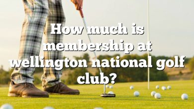 How much is membership at wellington national golf club?