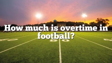 How much is overtime in football?