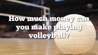 How much money can you make playing volleyball?