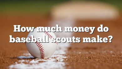 How much money do baseball scouts make?