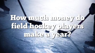 How much money do field hockey players make a year?