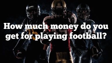 How much money do you get for playing football?