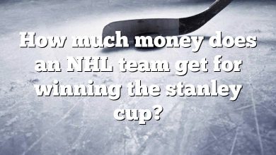 How much money does an NHL team get for winning the stanley cup?