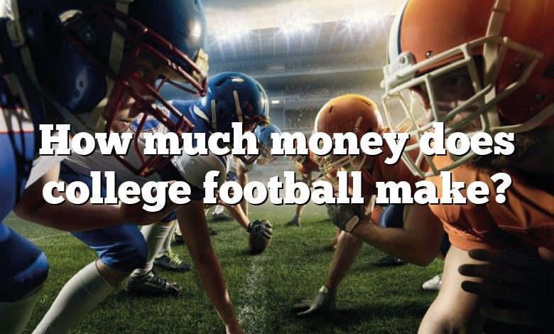 How much money does college football make?