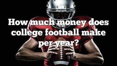 How much money does college football make per year?