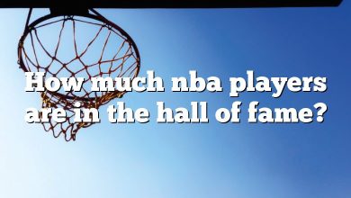 How much nba players are in the hall of fame?