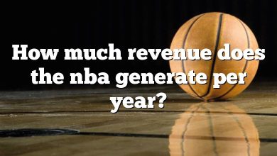 How much revenue does the nba generate per year?