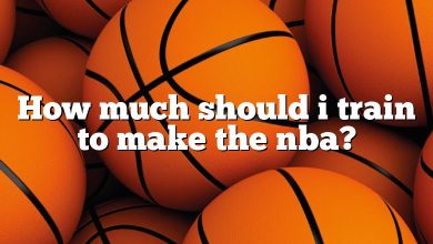 How much should i train to make the nba?