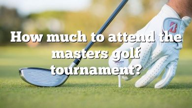 How much to attend the masters golf tournament?