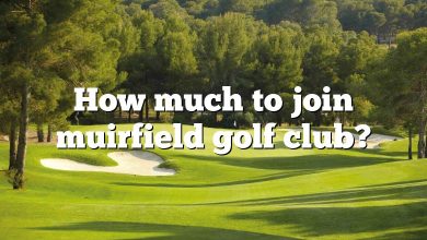 How much to join muirfield golf club?