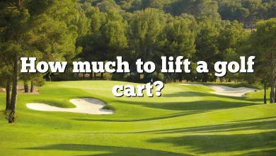 How much to lift a golf cart?