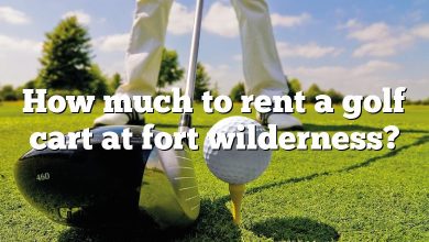 How much to rent a golf cart at fort wilderness?