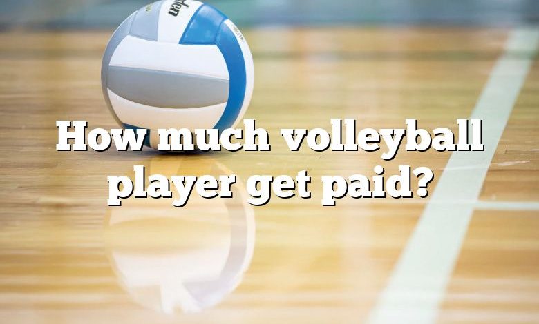 How much volleyball player get paid?