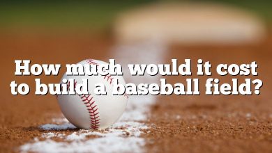 How much would it cost to build a baseball field?