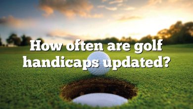 How often are golf handicaps updated?