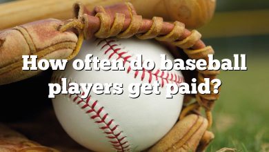 How often do baseball players get paid?