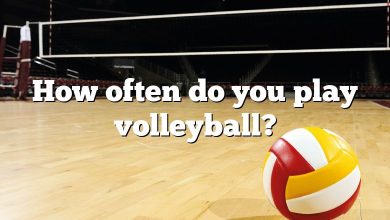 How often do you play volleyball?