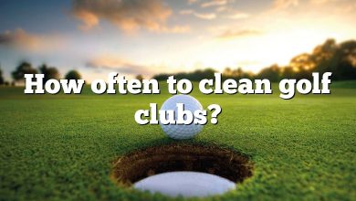 How often to clean golf clubs?