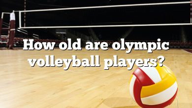 How old are olympic volleyball players?