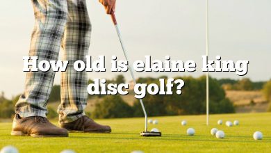 How old is elaine king disc golf?